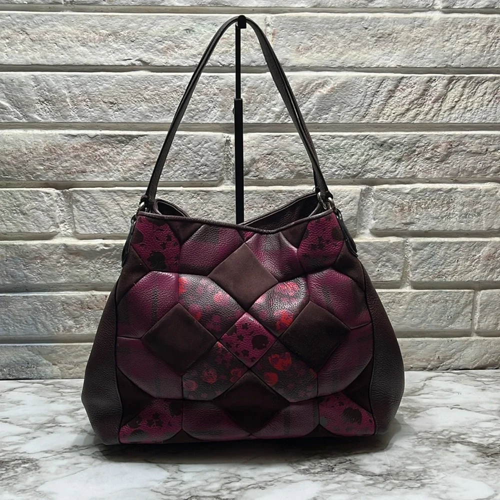 Coach Patchwork Leather Bag Rare - Picture 4 of 16